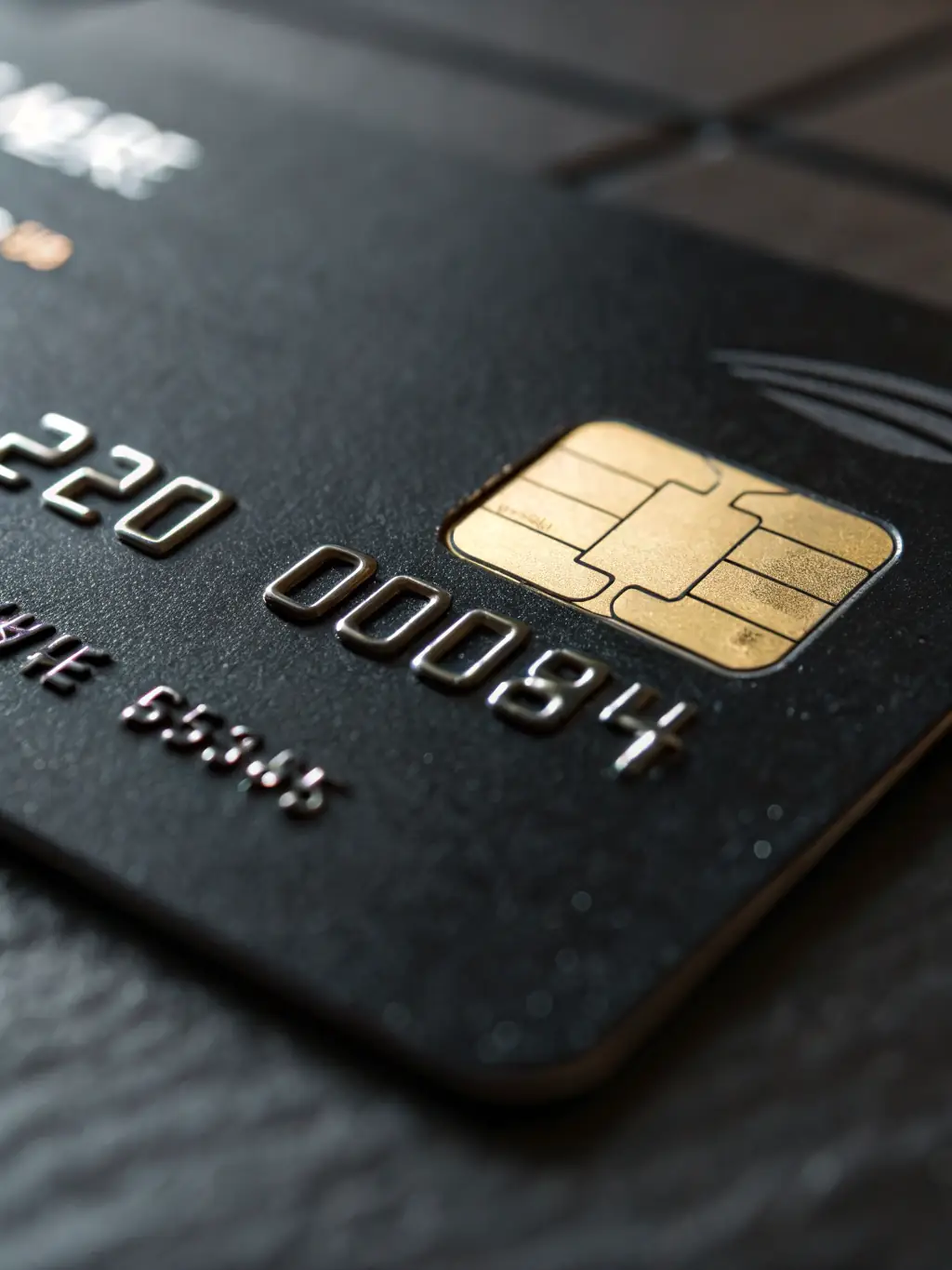 A visually appealing image of a modern bank card with a Maksa chip, highlighting the chip's role in secure and fast transactions.