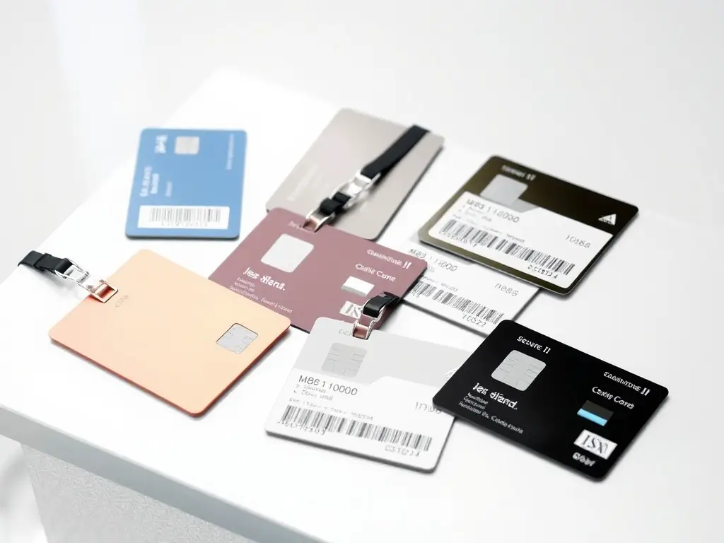 A high-resolution image depicting secure government-issued documents such as passports and ID cards, highlighting the advanced chip technology embedded within. The image should convey a sense of security and reliability.